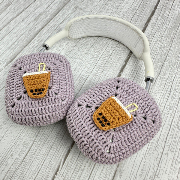 Crochet Milk Crochet Airpods Max Case Headphones Cover Cute AirPod Max Case Handmade Gift, Gift for Her