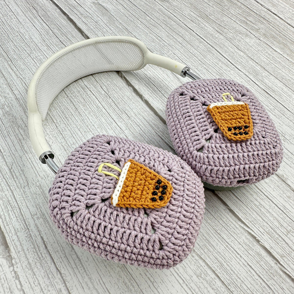 Crochet Milk Crochet Airpods Max Case Headphones Cover Cute AirPod Max Case Handmade Gift, Gift for Her