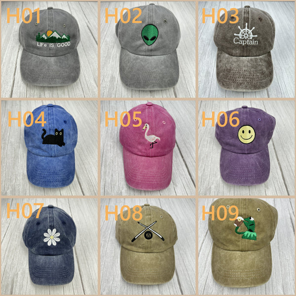 Daisy Embroidered Baseball Cap,Daisy Flower hat,Daisy baseball hat, Spring Break Cap,Unisex Classic Dad Trucker Hat,Gifts