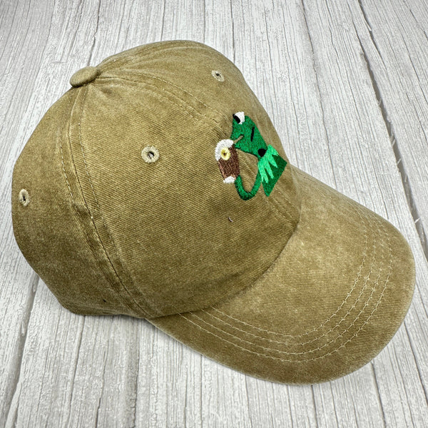 Kermit The Frog Embroidered Baseball Cap,But That's None of My Business,Spring Break Cap,Unisex Classic Dad Trucker Hat,Gifts